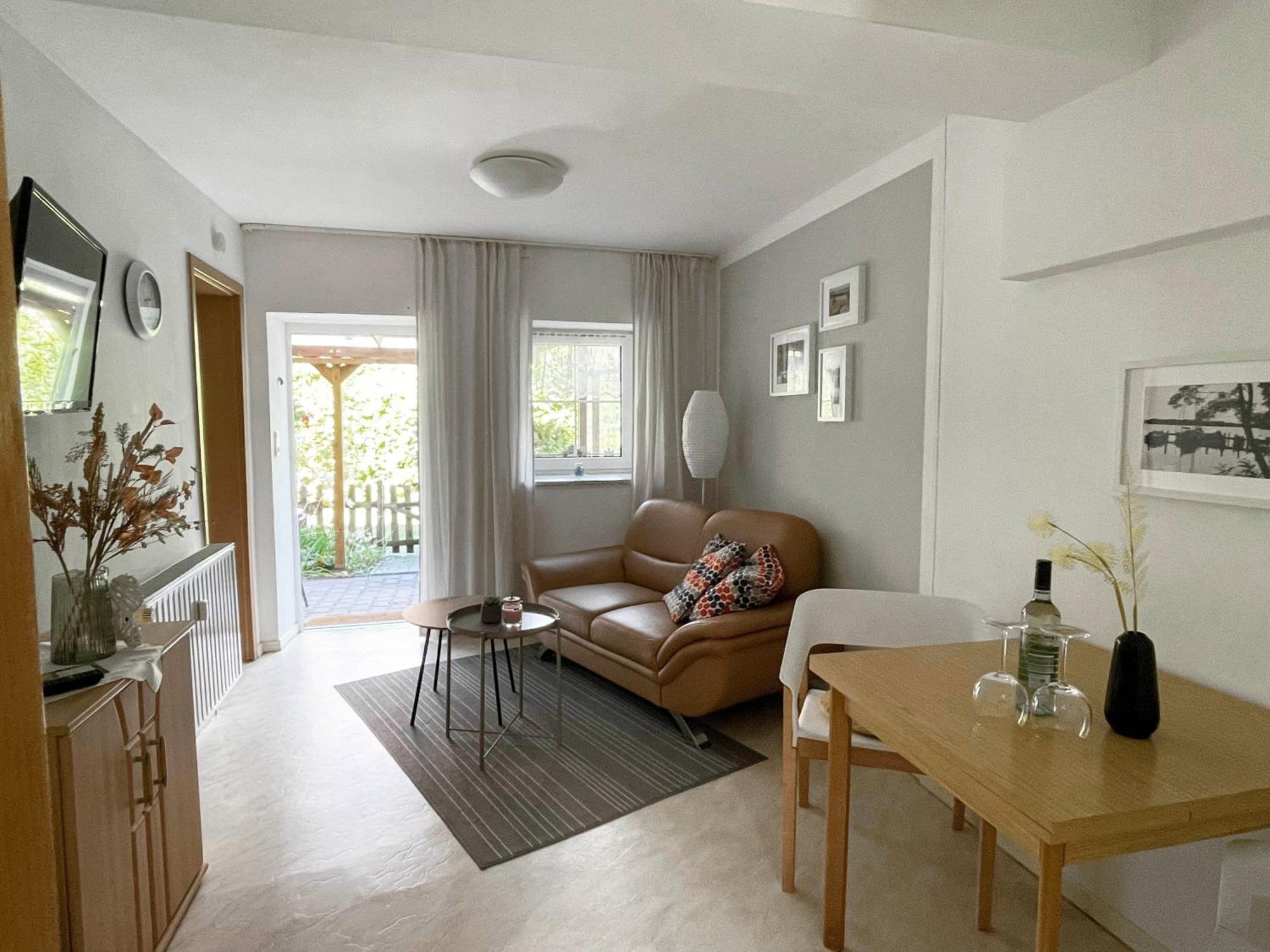 Gemuetliche Wohnung Landlust In See-Naehe Tauche Luaran gambar