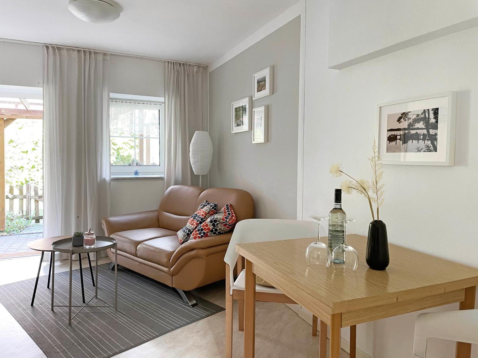 Gemuetliche Wohnung Landlust In See-Naehe Tauche Luaran gambar