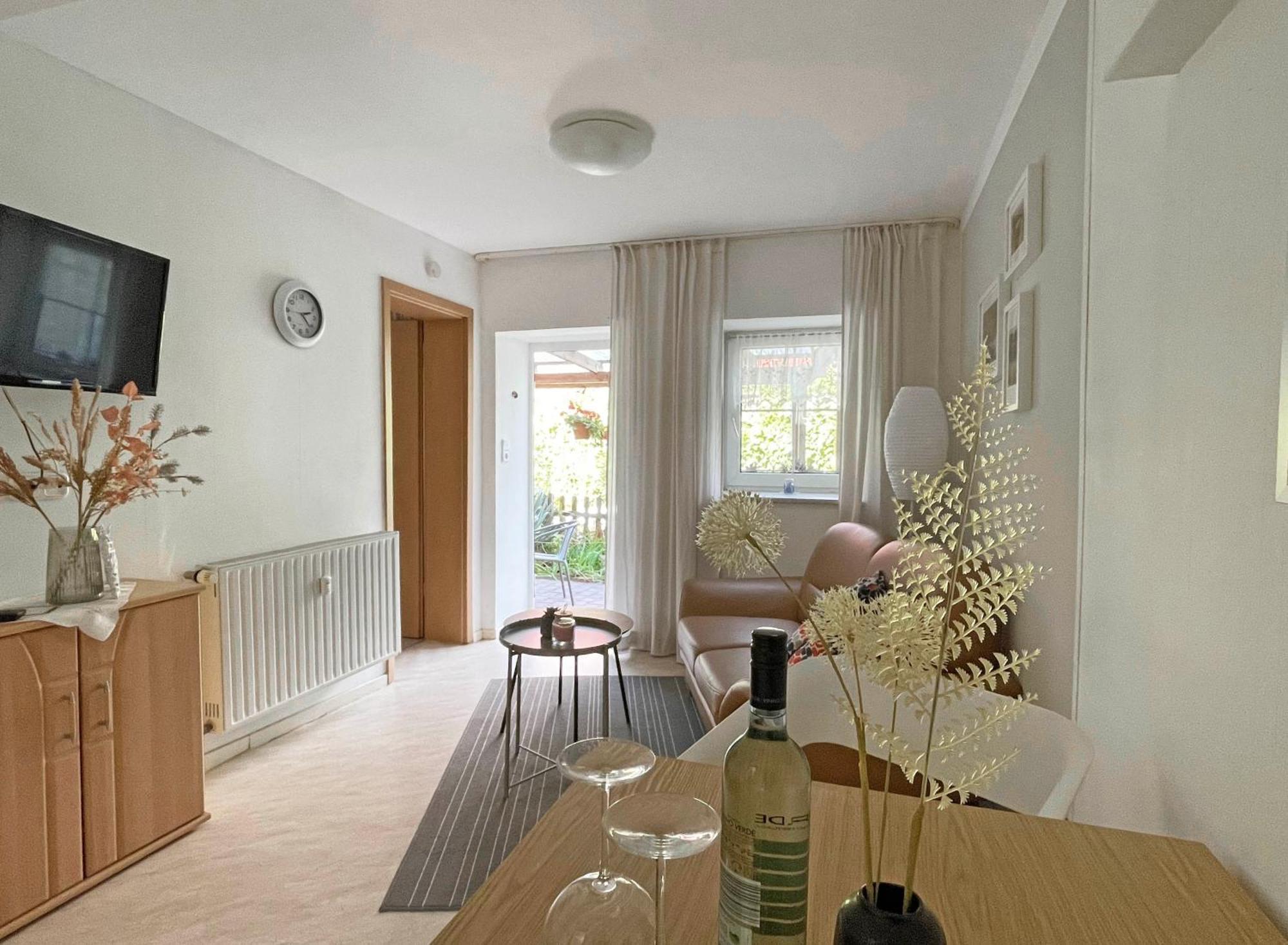 Gemuetliche Wohnung Landlust In See-Naehe Tauche Luaran gambar